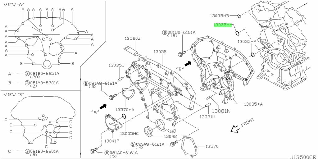 Nissan 15066 31u02